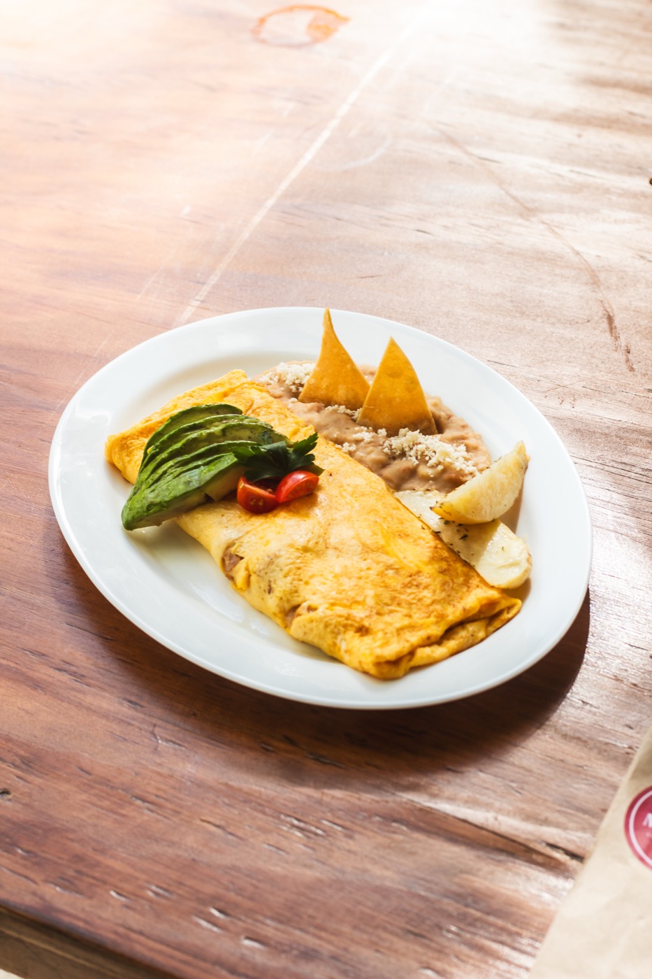 Omelette plate